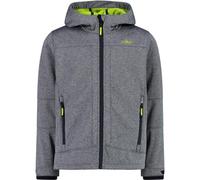 CMP - Chaqueta infantil con capucha fija, B.Azul Mel.-Ácido, 140