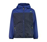 CMP - Chaqueta infantil con capucha para la lluvia, Azul negro, 128