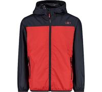 CMP - Chaqueta infantil con capucha para la lluvia, Fuego, 110