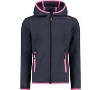 CMP - Chaqueta infantil Knit-Tech con capucha fija, Brillo de asfalto, 110