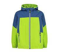 CMP - Chaqueta infantil ripstop con capucha fija, Verde lima, 152