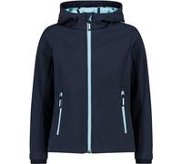 CMP Chaqueta Kid G Con Capucha Fija, Chaqueta Softshell Unisex niños, Azul (B.Azul-Anís 3A29385N), 128