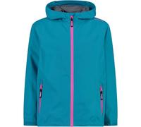 CMP Chaqueta Kid G Con Capucha Fija, Chaqueta Softshell Unisex niños, Azul (hawaiano), 176