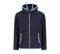 CMP Chaqueta Kid G Con Capucha Fija, Chaqueta Softshell Unisex niños, Azul negro, 116