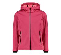CMP Chaqueta Kid G Con Capucha Fija, Chaqueta Softshell Unisex niños, Fucsia (Fucsia Mel.), 164
