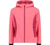 CMP Chaqueta Kid G Con Capucha Fija, Chaqueta Softshell Unisex niños, Rosa (Brillo-Fuxia), 98