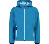 CMP Chaqueta Kid G Con Capucha Fija, Chaqueta Softshell Unisex niños, Verde (Jade 3A29385N), 128