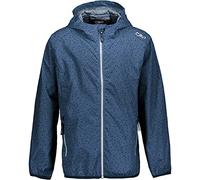 CMP Chaqueta Kid G con capucha Rain Fix, Azul, 164