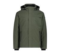 CMP - Chaqueta larga de hombre con capucha automática, Verde Aceite, 56