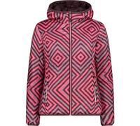 CMP - Chaqueta reversible de mujer con capucha fija, Plum-Blush-Rosa Fluo, M