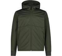 CMP - Chaqueta softshell con capucha fija para hombre, Forest, 56