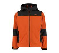 CMP Chaqueta Softshell con forro polar para niños y jóvenes, 3A00094, Brick/Black, 92 cm