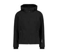 CMP Chaqueta Kid G Con Capucha Fija, Chaqueta Softshell Unisex niños, Negro, 140