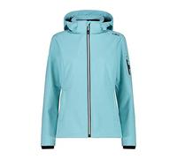 CMP Chaqueta softshell de mujer con capucha desmontable, Acqua, S