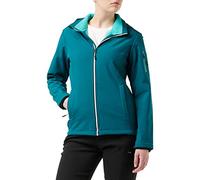 CMP Chaqueta softshell de mujer con capucha desmontable, Deep Lake, XS