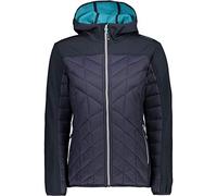 CMP - Chaqueta softshell de mujer con capucha fija, Antracita, M