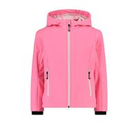 CMP - Chaqueta softshell infantil, Pink Fluo-Bianco, 176