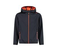 CMP - Chaqueta softshell ligera para niños con capucha fija, Antracita, 128
