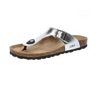 CMP ECO MYMOSA WMN FLIP FLOP, Sandalias Tipo Chancla Mujer, Plateado, 40 EU