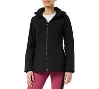 CMP Chaqueta Mujer Cremallera Capucha, Negro, XS