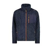 CMP - Forro polar Highloft melange para niños, B.Blue Mel.-Flamingo Fluo, 110