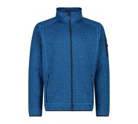 CMP Forro polar pesado para hombre en knit-tech jaspeado, 3H60747N, zafiro, 50