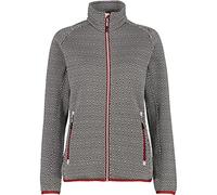 CMP - Forro polar técnico de punto para mujer, Hueso-Negro, XXS