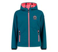 CMP Giacca Da Bambina In Softshell Con Cappuccio Fisso Chaqueta Unisex niños