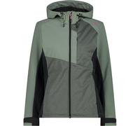 CMP Giacca Da Donna Con Cappuccio Fisso In Softshell Melange Chaqueta Mujer (Pack de 1)