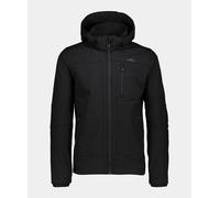 CMP Giacca En Softshell con Capucha Desmontable, Hombre - U901 (Negro)