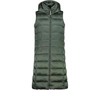 CMP Gilet Lungo Da Donna In Nylon Con Cappuccio Fisso Chaleco Mujer