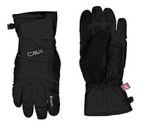 CMP - Guantes de esquí Taslan para mujer, Negro, 6.5