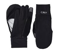 CMP - Guantes de hombre con manopla laminada plegable, Negro, L/XL
