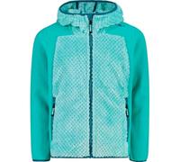 CMP Highloft - Chaqueta híbrida de forro polar con capucha fija para niña híbrida de forro polar Highloft con capucha fija unisex - Niños y adolescentes
