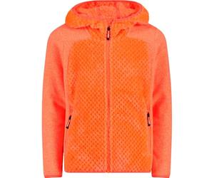 CMP Highloft - Chaqueta híbrida de forro polar con capucha fija para niña híbrida de forro polar Highloft con capucha fija unisex - Niños y adolescentes