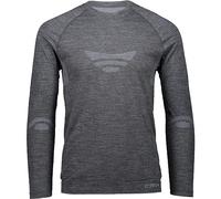 CMP Hombre Sudor Sin Costuras, Mel Negro., M/L