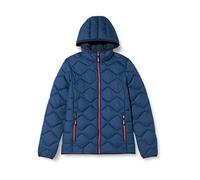 CMP Kid G Jacket Fix Hood Chaqueta, Tinta Azul, 116 para Niñas