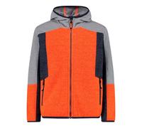 CMP Kid Jacket Fix Hood Chaqueta de forro polar Knit Tech con capucha fija Unisex niños
