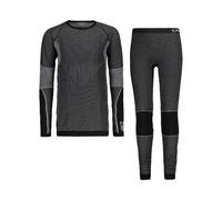 CMP - Kid Seamless Set (Sweat+Pant) Nero - Talla Infantil 14-16 años - Negro Negro 14-16 años