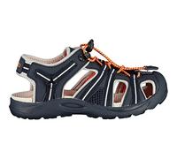 CMP KIDS AQUARII 2.0 HIKING SANDAL, Sandalias Deportivas Unisex niños, Antracita-Piedra, 35 EU
