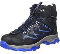 CMP Kids Byne Mid Wp Outdoor Shoes, Zapatillas de caminar, Unisex niños, Nero Royal, 36 EU