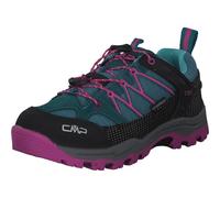 CMP Kids Rigel Low Trekking Shoes Kids WP, Zapatos de Trekking Unisex niños, Azul Lago Agua, 39 EU
