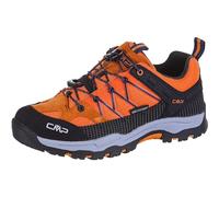 CMP Kids Rigel Low Trekking Shoes WP, Flame-Blue, 28 Unisex-Niños, EU, Flame Blue, 28 EU