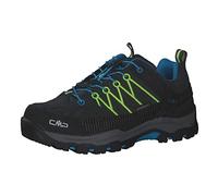 CMP Kids Rigel Low Trekking Shoes WP, Zapatos de Trekking Unisex niños, Antracita Amarillo flúor, 29 EU