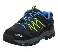 CMP Kids Rigel Low Trekking Shoes WP, Zapatos de Trekking Unisex niños, Antracita Amarillo flúor, 37 EU