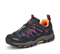 CMP Kids Rigel Low Trekking Shoes WP, Zapatos de Trekking Unisex niños, Antracita Buganvilla, 30 EU