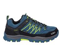 CMP Kids Rigel Low Trekking Shoes WP, Zapatos de Trekking Unisex niños, Azul Lago Profundo Ácido, 40 EU