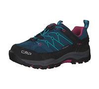 CMP Kids Rigel Low Trekking Shoes WP, Zapatos de Trekking Unisex niños, Azul Lago Profundo Azul báltico, 34 EU