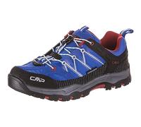 CMP Kids Rigel Low Trekking Shoe Wp, Zapatillas de Senderismo Unisex niños, Azul (Cobalto Stone Fire), 28 EU