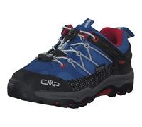 CMP Kids Rigel Low Trekking Shoes Wp, Zapatos de trekking Unisex niños, Cobalto Piedra Fuego, 34 EU